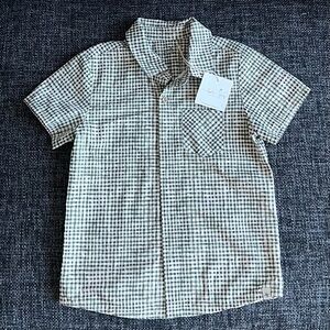NWT Love and Grown Fall Gingham Boy Shirt Size 8